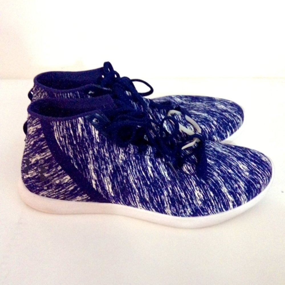 Under Armour Speedform Blue & White Abstract Pattern Lace Up Sneakers US 9.5 NWT